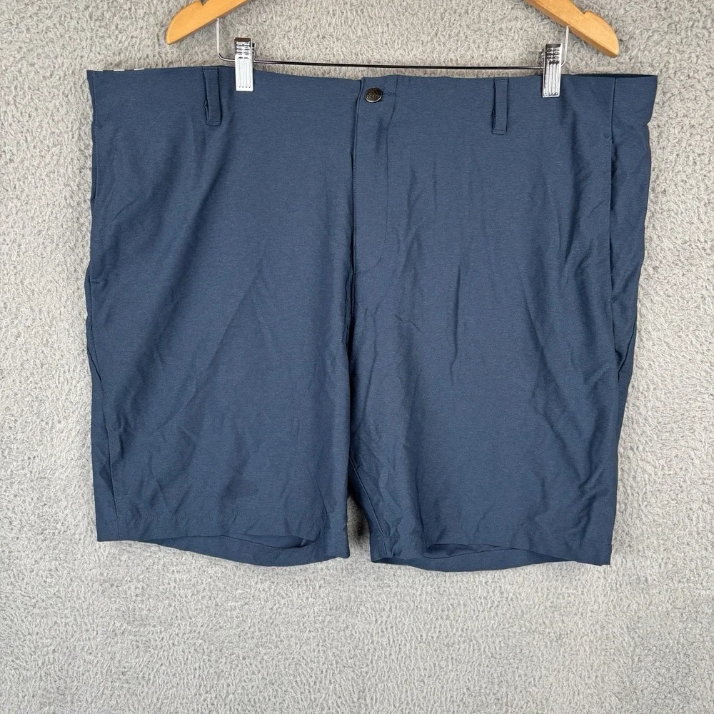 Adidas Ultimate 365 3 Stripe Short Mens Size 42 Navy Golf Casual Pockets Stretch